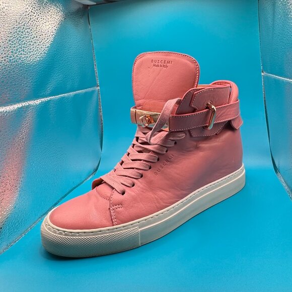 Buscemi Wedge Pink Sneakers Women Authentic - Picture 8 of 10